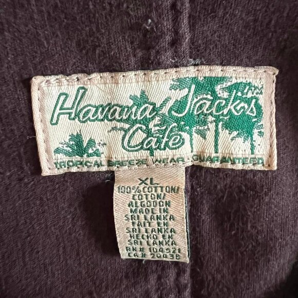 Size XL Havanna Jack's Cafe Retro Brown Corduroy Button Down Jacket - Picture 7 of 10
